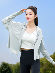 クールテクノロジーの日焼け防止服ベルベットブラックプラスチックシェルサンハット